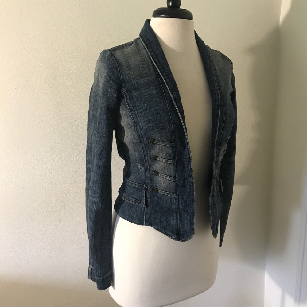 New! Current/Elliot denim "1940s marching jacket"